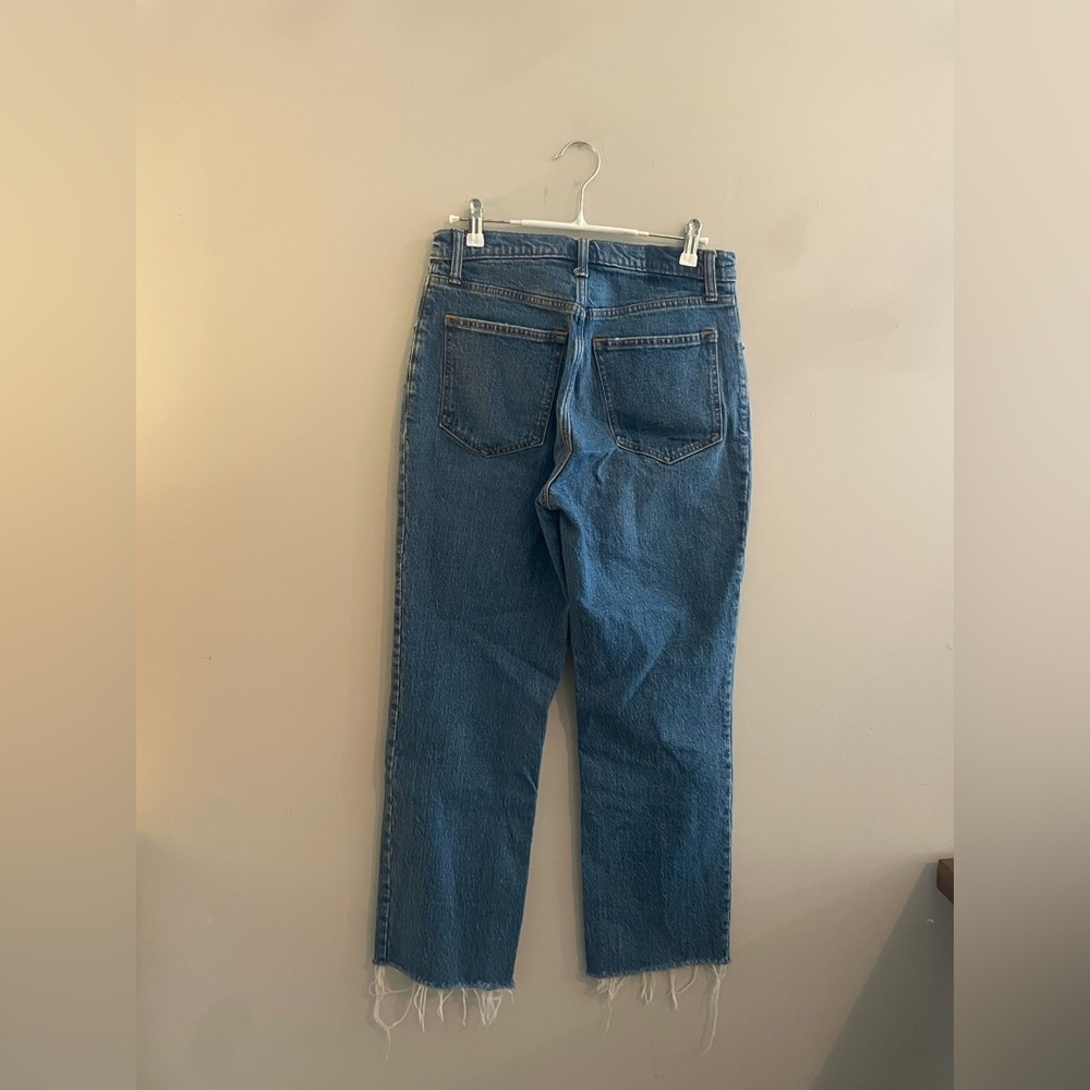 Abercrombie & Fitch Dark Wash Jeans 90s Straight Ultra High Rise - Picture 3 of 3